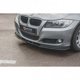 Maxton Front Splitter V.2 BMW 3 E90/E91 Facelift Gloss Black, Serie 3 E90/ E91