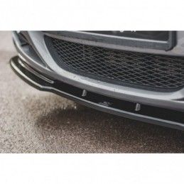 Maxton Front Splitter V.2 BMW 3 E90/E91 Facelift Gloss Black, Serie 3 E90/ E91