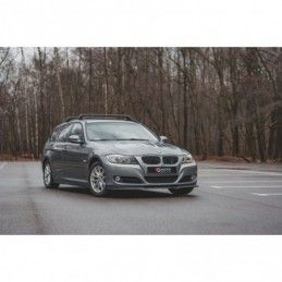 Maxton Front Splitter V.2 BMW 3 E90/E91 Facelift Gloss Black, Serie 3 E90/ E91
