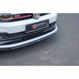 Maxton Front Splitter V.3 VW Polo GTI Mk6 Gloss Black, Polo Mk6