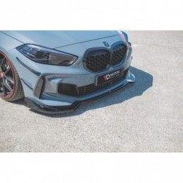 Maxton Front Splitter V.5 for BMW 1 F40 M-Pack / M135i Gloss Black, Serie 1 F40