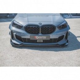 Maxton Front Splitter V.5 for BMW 1 F40 M-Pack / M135i Gloss Black, Serie 1 F40