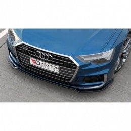 Maxton Front Splitter V.1 Audi A6 S-Line / S6 C8 Gloss Black, A6/S6/RS6 C8