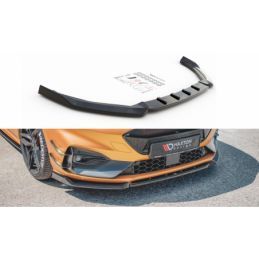 Maxton Front Splitter V.7 Ford Focus ST / ST-Line Mk4 Gloss Black, FORD