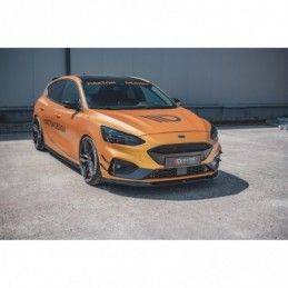 Maxton Front Splitter V.8 Ford Focus ST / ST-Line Mk4 Gloss Black, FORD