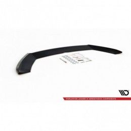 Maxton Front Splitter V.4 Seat Leon Cupra / FR Mk3 FL Gloss Black, Leon Mk3 FR