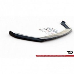 Maxton Front Splitter V.7 Seat Leon Cupra / FR Mk3 FL Gloss Black, Leon Mk3 FR