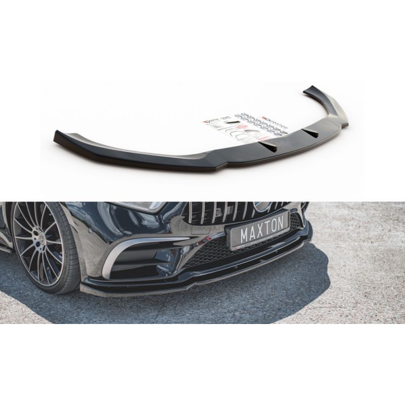 Maxton Front Splitter V.2 Mercedes-Benz CLS AMG-Line / 53AMG C257 Gloss Black, MERCEDES