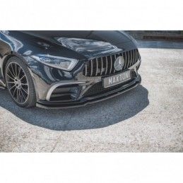 Maxton Front Splitter V.2 Mercedes-Benz CLS AMG-Line / 53AMG C257 Gloss Black, MERCEDES