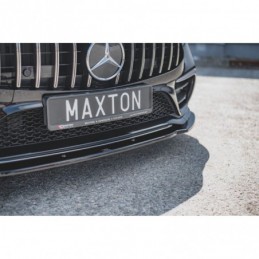 Maxton Front Splitter V.2 Mercedes-Benz CLS AMG-Line / 53AMG C257 Gloss Black, MERCEDES