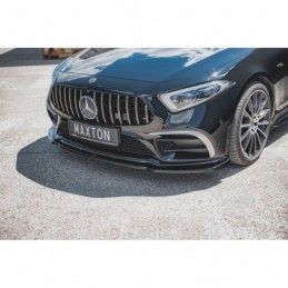 Maxton Front Splitter V.2 Mercedes-Benz CLS AMG-Line / 53AMG C257 Gloss Black, MERCEDES