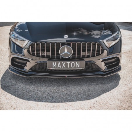 Maxton Front Splitter V.3 Mercedes-Benz CLS AMG-Line / 53AMG C257 Gloss Black, MERCEDES