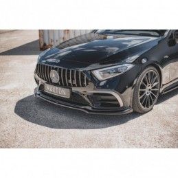 Maxton Front Splitter V.3 Mercedes-Benz CLS AMG-Line / 53AMG C257 Gloss Black, MERCEDES