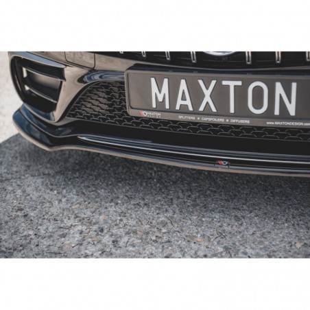 Maxton Front Splitter V.3 Mercedes-Benz CLS AMG-Line / 53AMG C257 Gloss Black, MERCEDES