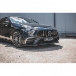 Maxton Front Splitter V.3 Mercedes-Benz CLS AMG-Line / 53AMG C257 Gloss Black, MERCEDES