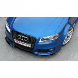 Maxton Front Splitter V.2 Audi RS4 B7 Gloss Black, A4/S4 B7