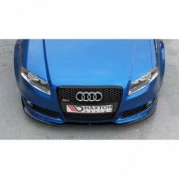 Maxton Front Splitter V.2 Audi RS4 B7 Gloss Black, A4/S4 B7