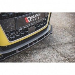 Maxton Front Splitter V.1 Audi A1 S-Line GB Gloss Black, A1 GB 2018-