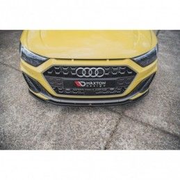 Maxton Front Splitter V.2 Audi A1 S-Line GB Gloss Black, A1 GB 2018-