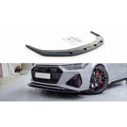 Maxton Front Splitter V.2 Audi RS6 C8 / RS7 C8 Gloss Black, A6/S6/RS6 C8