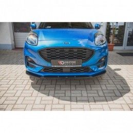 Maxton Front Splitter Ford Puma ST-Line Gloss Black, FORD