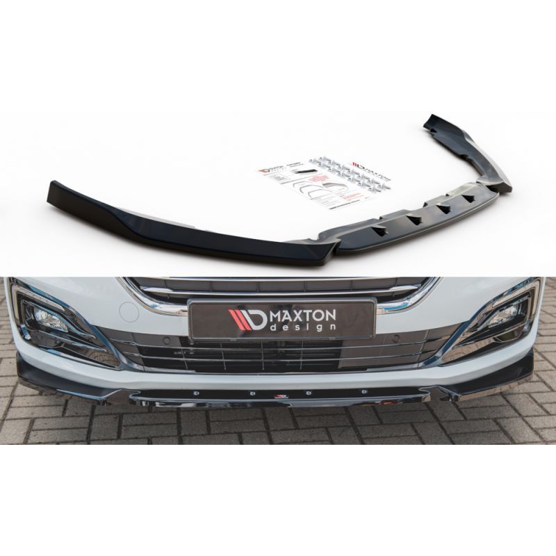 Maxton Front Splitter Ford Mondeo Mk5 Facelift Gloss Black, FORD