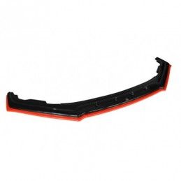 Maxton FRONT SPLITTER V.4 SUBARU BRZ FACELIFT Gloss Black + Red, MAXTON DESIGN