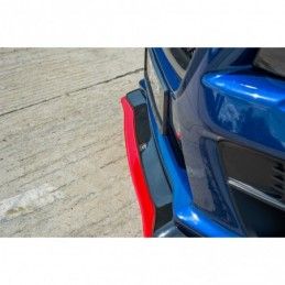 Maxton FRONT SPLITTER V.3 SUBARU WRX STI Gloss Black + Red, MAXTON DESIGN