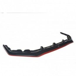 Maxton FRONT SPLITTER V.3 SUBARU WRX STI Gloss Black + Red, MAXTON DESIGN