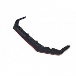 Maxton FRONT SPLITTER V.3 SUBARU WRX STI Gloss Black + Red, MAXTON DESIGN