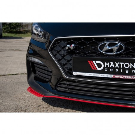 Maxton Front Splitters Hyundai I30 N Mk3 Hatchback / Fastback , Hyundai