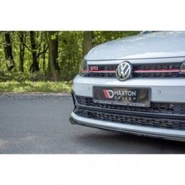Maxton FRONT SPLITTER V.2 VW POLO MK6 GTI RED, Polo Mk6