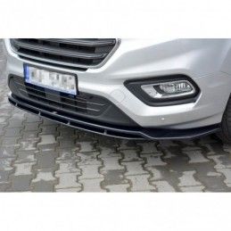 Maxton Front Splitter Ford Transit Custom Mk.1 FL Gloss Black, Transit