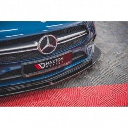 Maxton Front Splitter V.3 Mercedes A35 AMG Aero W177 Gloss Black, CLASSE A