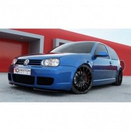 Maxton Front Splitter (Cupra Look) VW Golf IV R32 Gloss Black, Golf 4