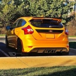 Maxton Rear Valance Ford Focus ST Mk3 (RS Look) Gloss Black, FORD