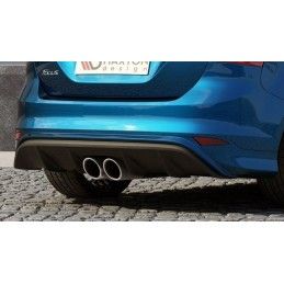 Maxton Rear Valance Ford Focus ST Mk3 (RS Look) Gloss Black, FORD