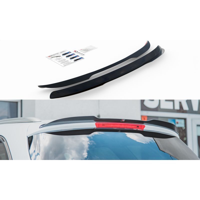 Maxton Spoiler Cap Ford Mondeo Estate Mk5 Facelift Gloss Black, FORD