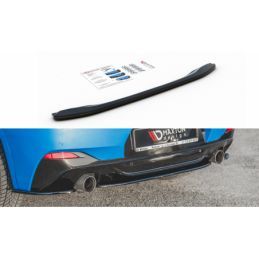 Maxton Central Rear Splitter for BMW X2 F39 M-Pack Gloss Black, X2 F39