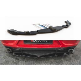 Maxton Central Rear Splitter Alfa Romeo 4C Gloss Black, 4C