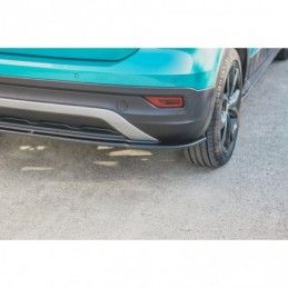 Maxton Central Rear Splitter Volkswagen T-Cross Gloss Black, T-Cross