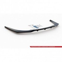 Maxton Central Rear Splitter (with vertical bars) BMW 8 Coupe M-Pack G15 Gloss Black, Serie 8 G15