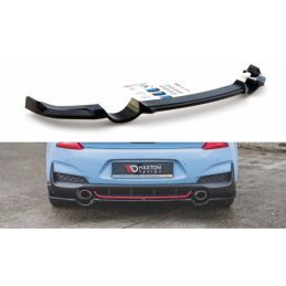 Maxton Central Rear Splitter Hyundai I30 N Mk3 Hatchback Gloss Black, Hyundai