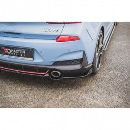 Maxton Central Rear Splitter Hyundai I30 N Mk3 Hatchback Gloss Black, Hyundai