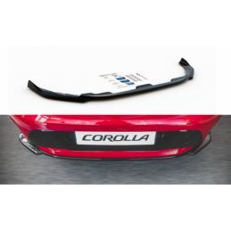 Maxton Central Rear Splitter Toyota Corolla XII Hatchback Gloss Black, TOYOTA