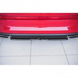 Maxton Central Rear Splitter Skoda Kodiaq RS Gloss Black, SKODA