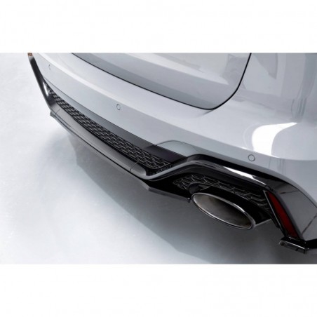 Maxton Central Rear Splitter Audi RS6 C8 / RS7 C8 Gloss Black, A6/S6/RS6 C8