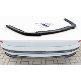 Maxton Central Rear Splitter Ford Mondeo Estate Platinium Mk5 Facelift Gloss Black, FORD