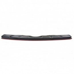 Maxton CENTRAL REAR SPLITTER V.2 SUBARU WRX STI RED + GLOSS BLACK, MAXTON DESIGN