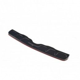 Maxton CENTRAL REAR SPLITTER V.2 SUBARU WRX STI RED + GLOSS BLACK, MAXTON DESIGN